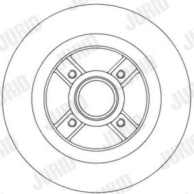 Bremsscheibe 562364J von JURID günstig für 105,21 € online kaufen