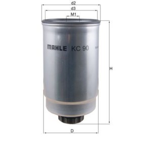 Kraftstofffilter KC 90 von KNECHT günstig für 26,07 € online kaufen