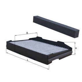 Innenraumfilter LAK 255 von KNECHT günstig für 34,31 € online kaufen