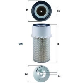 Luftfilter LX 16 von KNECHT günstig für 26,08 € online kaufen