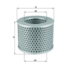 Luftfilter für PORSCHE von KNECHT