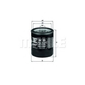 Ölfilter OC 25 von KNECHT günstig für 10,25 € online kaufen