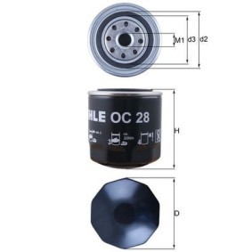 Ölfilter OC 28 von KNECHT günstig für 13,74 € online kaufen