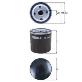 Ölfilter OC 242 von KNECHT günstig für 8,66 € online kaufen