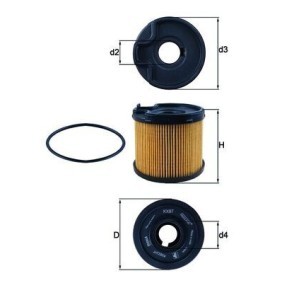 Kraftstofffilter KX 87D von KNECHT günstig für 11,91 € online kaufen