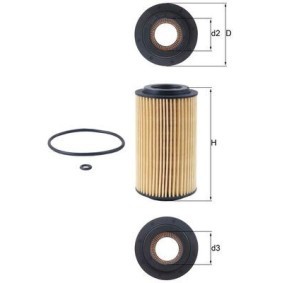 Ölfilter OX 153D1 von KNECHT günstig für 12,37 € online kaufen