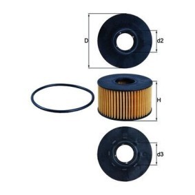 Acquista Filtro olio da KNECHT OX 191D a buon mercato per soli 23,76 €