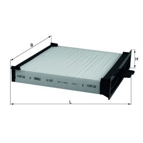 Innenraumfilter LA 227 von KNECHT günstig für 14,75 € online kaufen