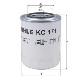 Kraftstofffilter für STEYR von KNECHT