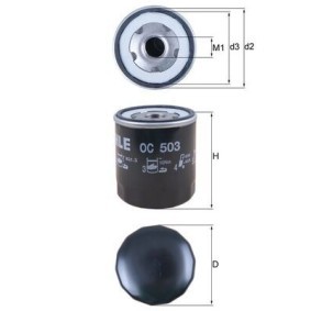 Comprar Filtro de aceite de KNECHT OC 503 a bajo precio de 13,28 €