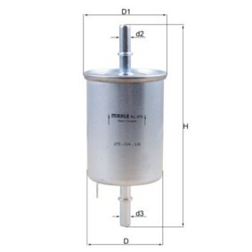 Kraftstofffilter KL 470 von KNECHT günstig für 10,84 € online kaufen