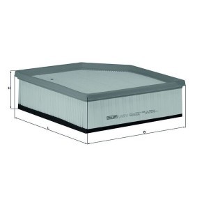 Luftfilter LX 1607/1 von KNECHT günstig für 42,67 € online kaufen