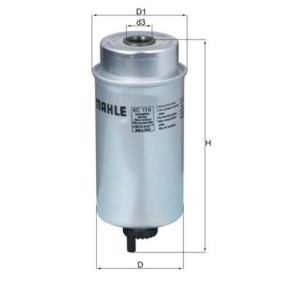 Kraftstofffilter KC 116 von KNECHT günstig für 25,29 € online kaufen