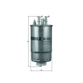 Kraftstofffilter KL 566 von KNECHT günstig für 68,24 € online kaufen