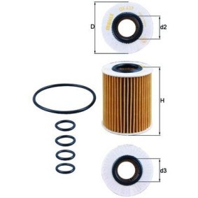Ölfilter OX 437D von KNECHT günstig für 26,08 € online kaufen
