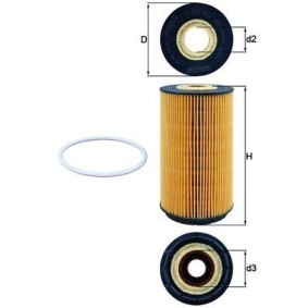 Ölfilter OX 557D von KNECHT günstig für 18,95 € online kaufen