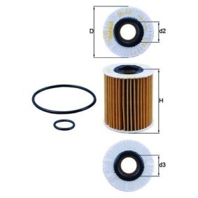 Ölfilter OX 413D1 von KNECHT günstig für 9,68 € online kaufen