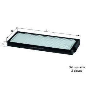 Köp Kupéfilter av KNECHT LA 377/S till det låga priset 276,95 kr