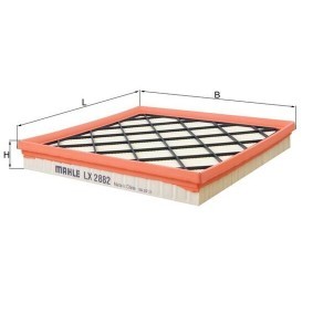Luftfilter LX 2882 von KNECHT günstig für 17,63 € online kaufen