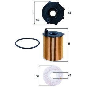 Ölfilter OX 171/16D von KNECHT günstig für 19,76 € online kaufen