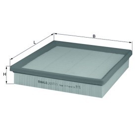 Luftfilter LX 2077/3 von KNECHT günstig für 20,30 € online kaufen