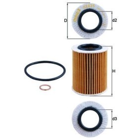 Ölfilter OX 825D von KNECHT günstig für 13,41 € online kaufen