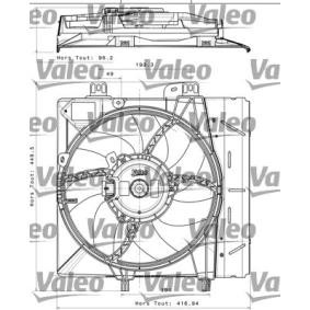 Køb Køleventilator af VALEO 696393 til den lave pris 2810,51 DKK