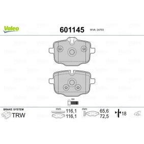 Bremsbeläge 601145 von VALEO günstig für 40,38 € online kaufen