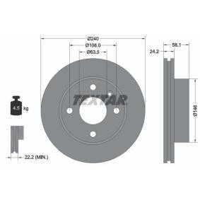 Acquista Disco freno da TEXTAR 92022900 a buon mercato per soli 36,09 €
