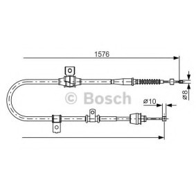 Handbremsseil 1 987 482 270 von BOSCH günstig für 49,09 € online kaufen