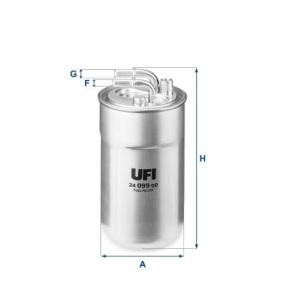 Kraftstofffilter für OPEL von UFI