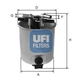 Kraftstofffilter für RENAULT von UFI