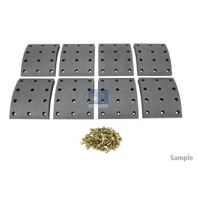 Comprar Juego de forros de freno, freno de tambor de DT Spare Parts 2.94173 a bajo precio de 84,31 €
