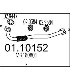 Køb Udstødningsrør af MTS 01.10152 til den lave pris 8083,50 DKK