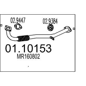 Køb Udstødningsrør af MTS 01.10153 til den lave pris 8083,50 DKK
