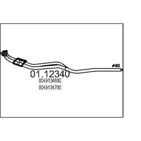 Comprar Tubo de escape de MTS 01.12340 a bajo precio de 952,45 €