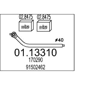Comprar Tubo de escape de MTS 01.13310 a bajo precio de 952,45 €