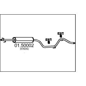 Acquista Silenziatore centrale da MTS online per 159 (939) a prezzi moderati