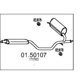 Comprar Silenciador intermedio de MTS 01.50107 a bajo precio de 952,45 €