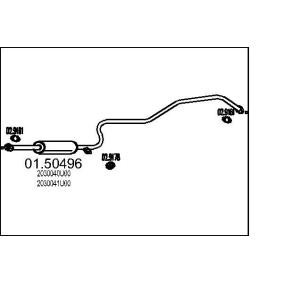 Acquista Marmitta centrale da MTS 01.50496 a buon mercato per soli 960,32 €
