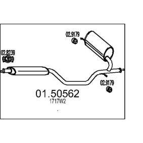 Comprar Silenciador intermedio de MTS 01.50562 a bajo precio de 952,45 €