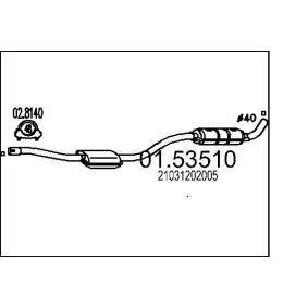 Acquista Marmitta centrale da MTS 01.53510 a buon mercato per soli 960,32 €