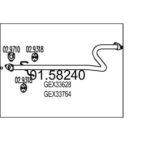 Acquista Marmitta centrale da MTS 01.58240 a buon mercato per soli 66,50 €
