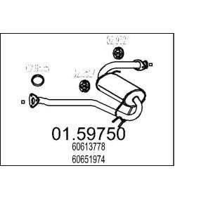 Acquista Marmitta centrale da MTS 01.59750 a buon mercato per soli 75,32 €