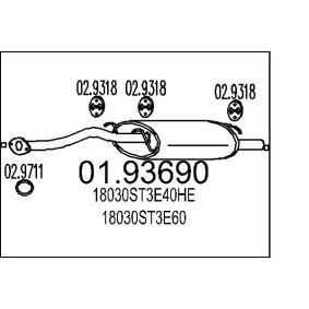 Acquista Marmitta da MTS 01.93690 a buon mercato per soli 70,56 €