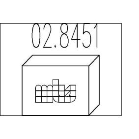Comprar Juego de montaje, silenciador de MTS 02.8451 a bajo precio de 13,47 €