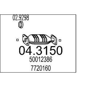 Katalysator 04.3150 von MTS günstig für 277,55 € online kaufen