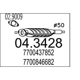 Compre Catalizador de MTS online para Megane I Furgoneta / Hatchback (SA0/1) a precios moderados