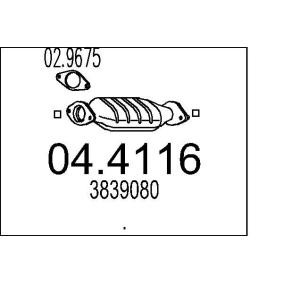 Katalysator 04.4116 FORD USA von MTS