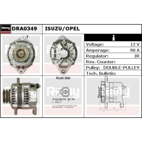 Lichtmaschine für ISUZU von DELCO REMY